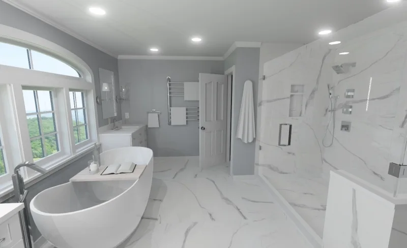 Stylish and Luxurious Bathroom Remodel: Spa-Like Transformation | Media, PA