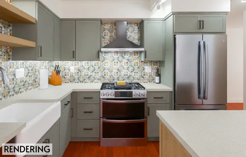 Modern Kitchen Remodel in Philadelphia | Texture, Tile and Balance