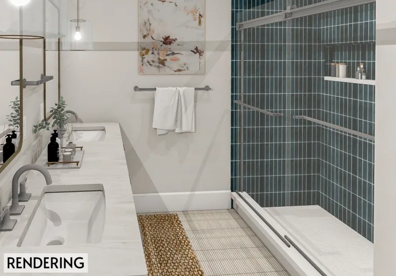Sleek Serenity Contemporary Bathroom Remodel | Philadelphia