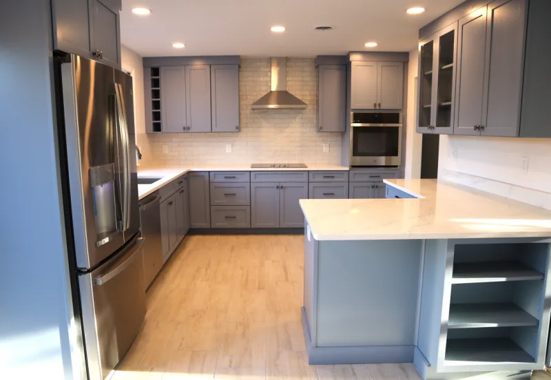 Light Blue Shaker Kitchen Remodel | Lansdale, PA
